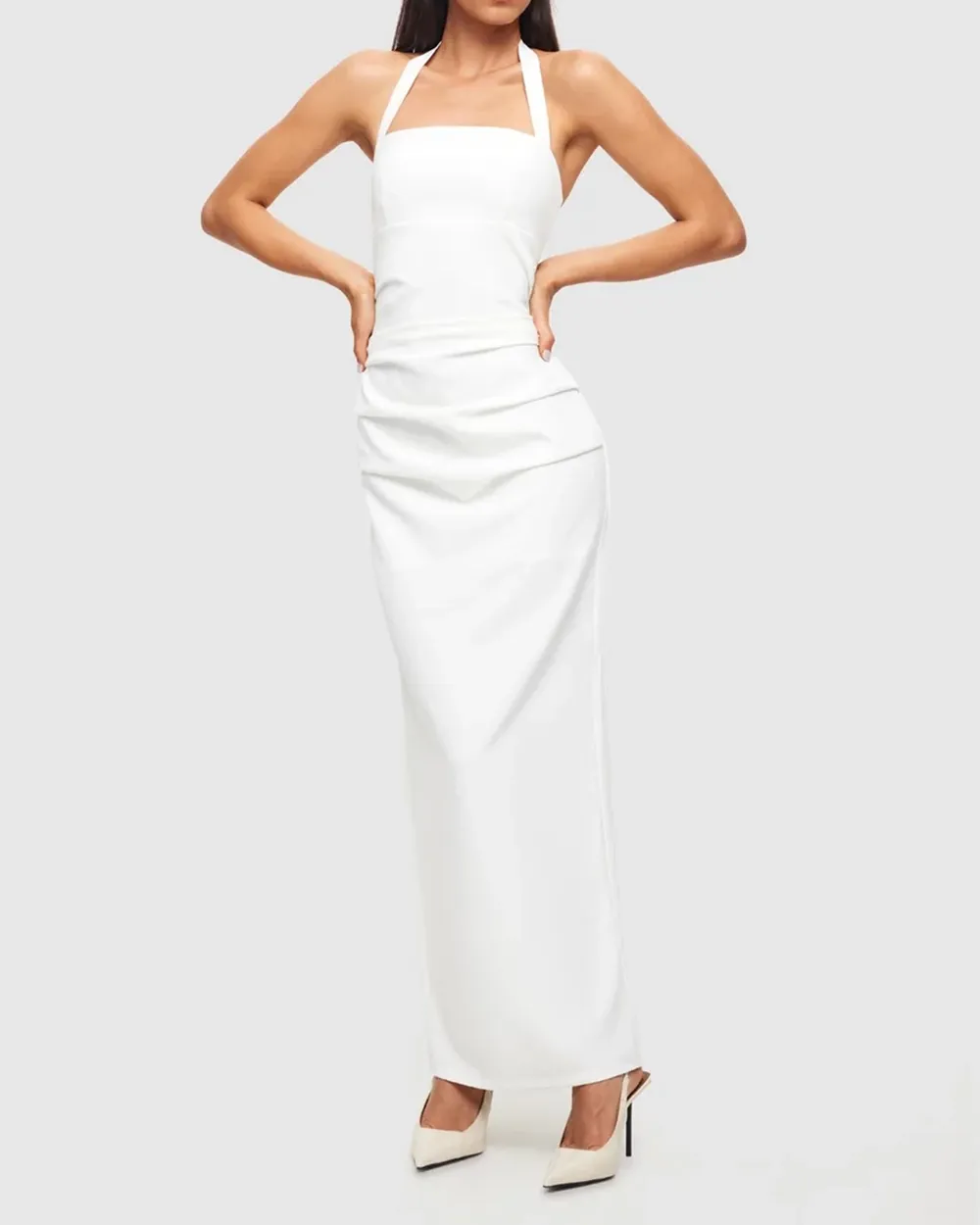 Halter Neck Sexy Maxi Dress