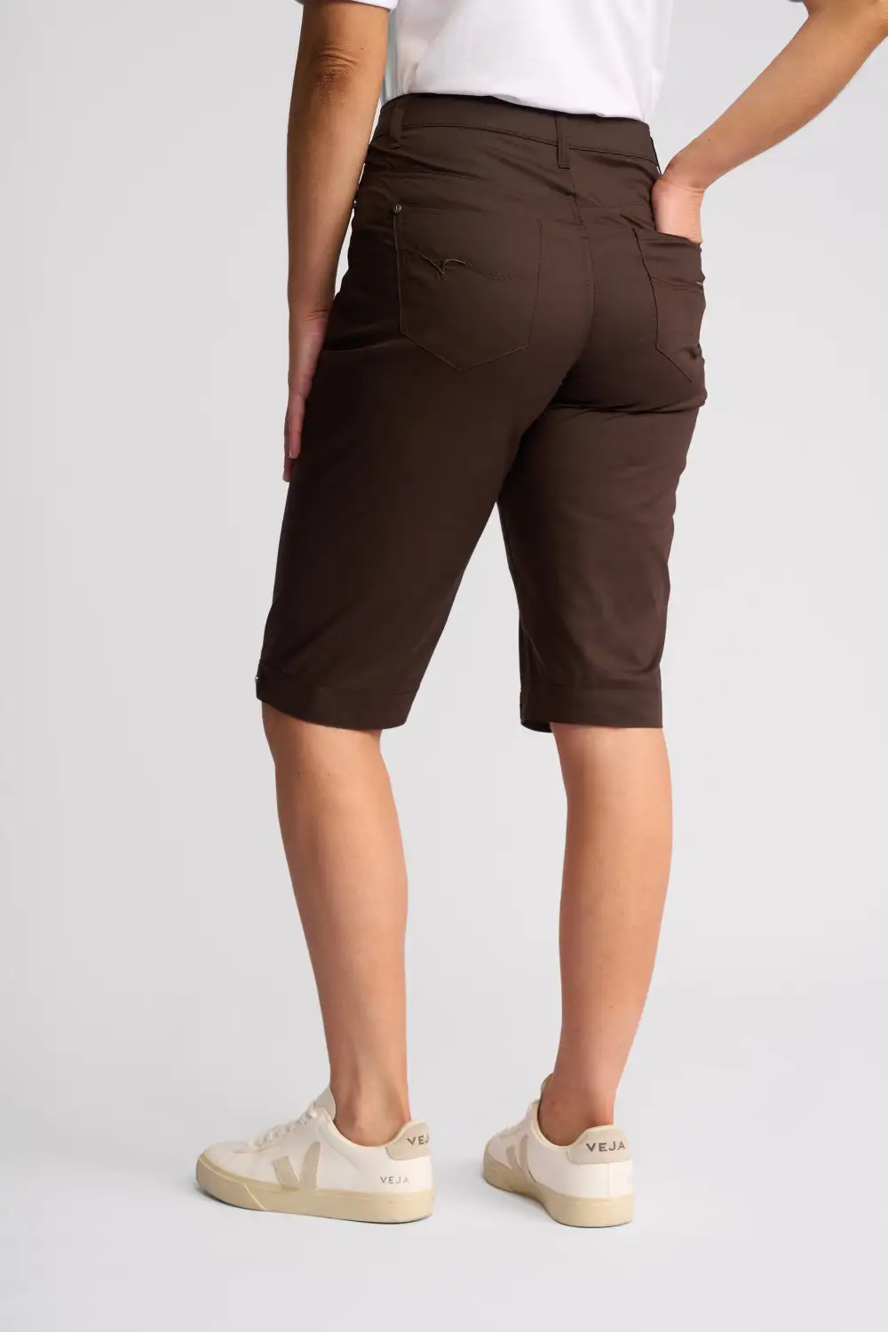 Women's Straight-Leg Poplin Shorts