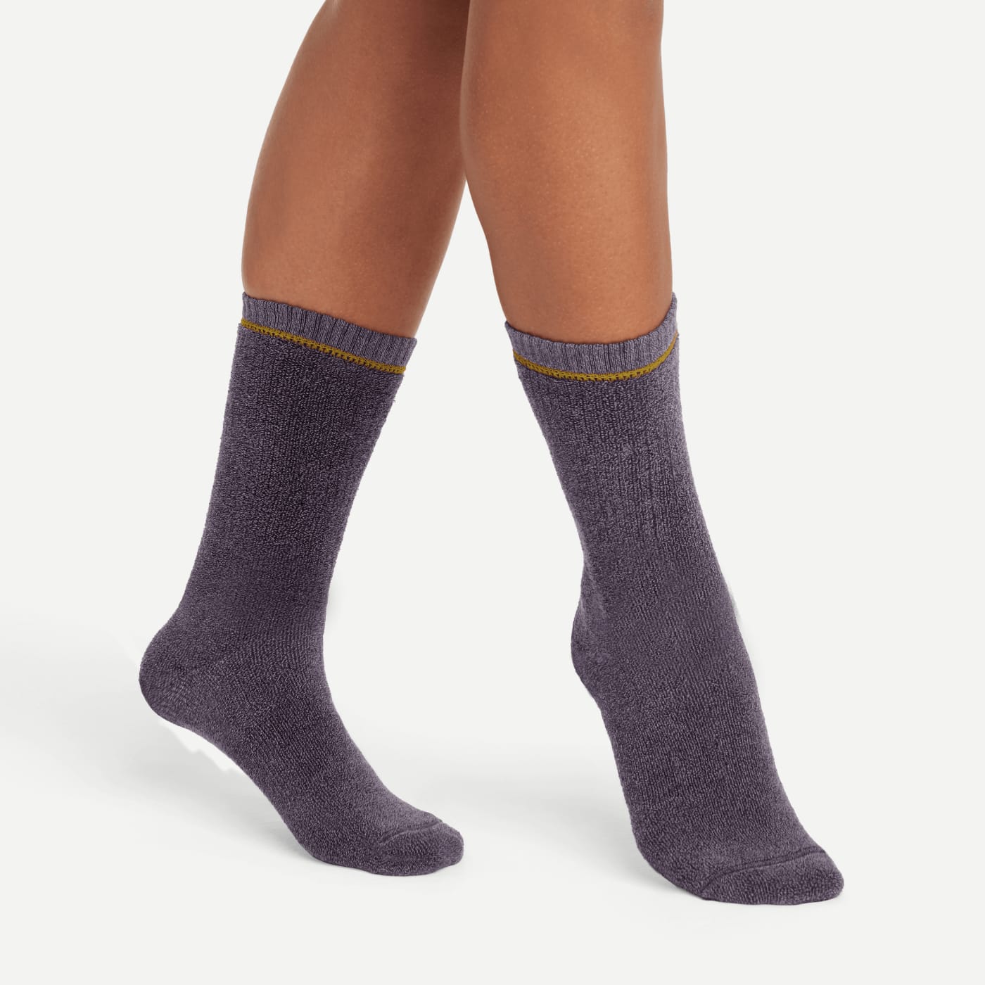 Women's Plush Terry Calf Socks