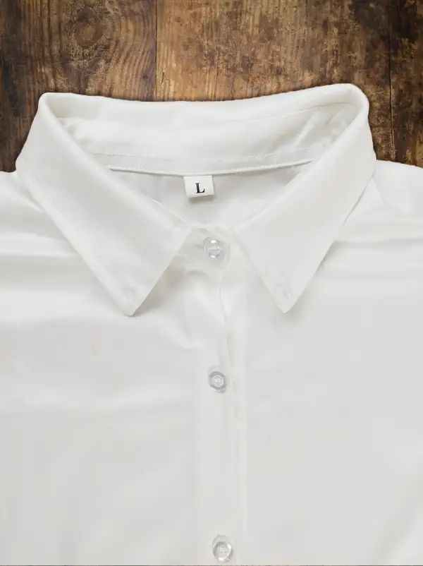 Women's Black Angus Cattle Color Long Sleeve Lifestyle Casual Button Shirt