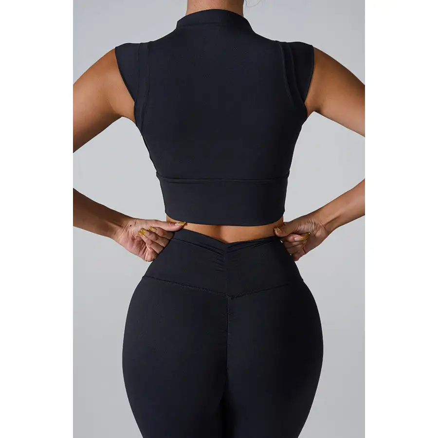 Mock Neck Active Tank