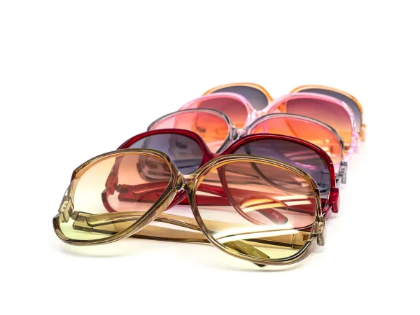 12-Pack Oversized Round Gradient Daily Sunglasses