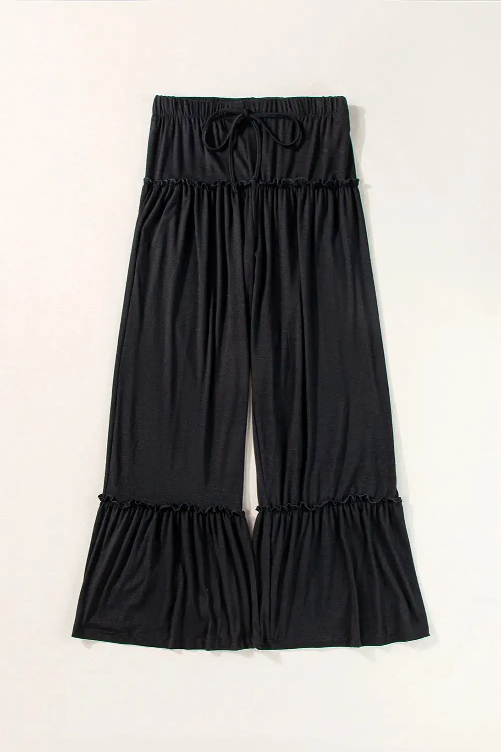 Polished Tie Waist Tie Detail Pants