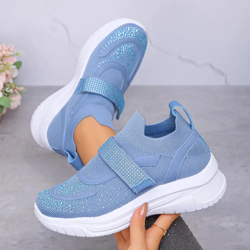 Round Toe Mesh Sneakers