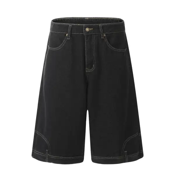 Men's Classic Loose Fit Denim Shorts