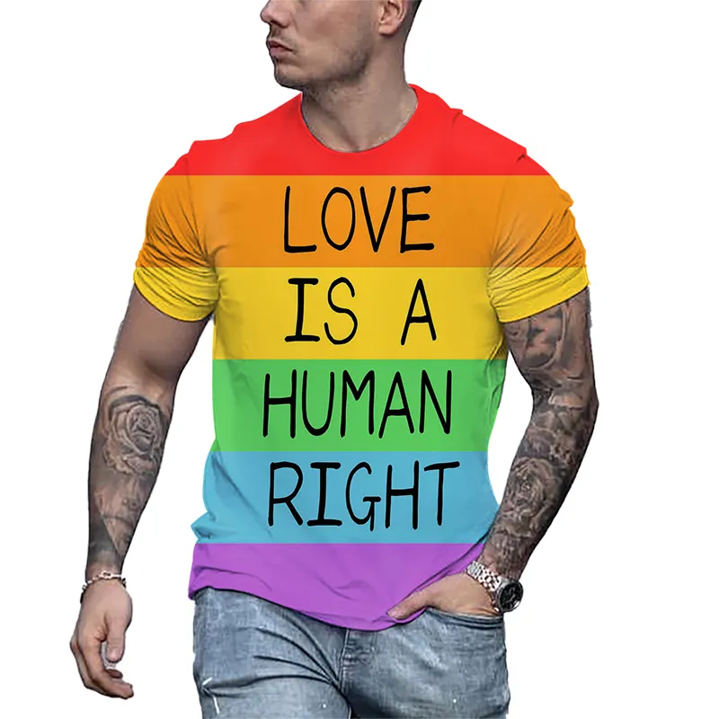 Men's LOVE IS HUMAN RIGHT T-shirt