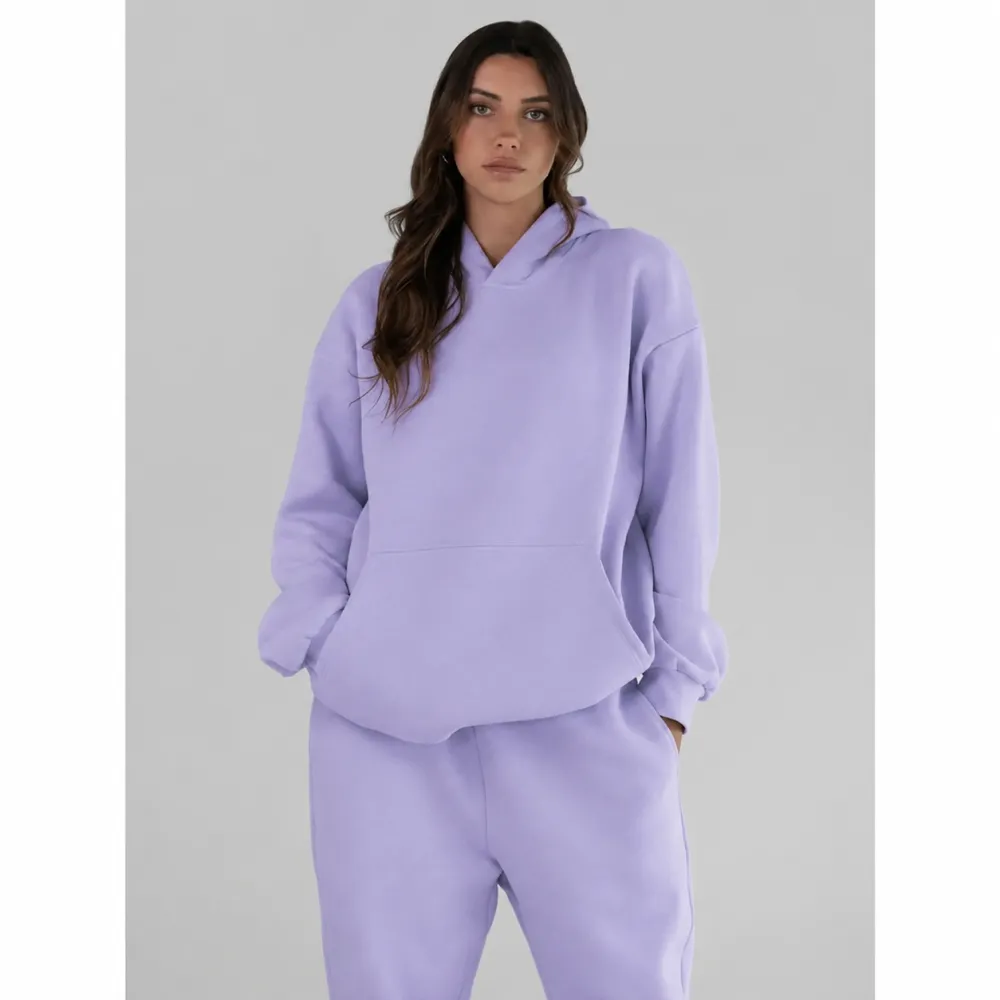 Pastel Hooded Tracksuit, Casual and Comfortable