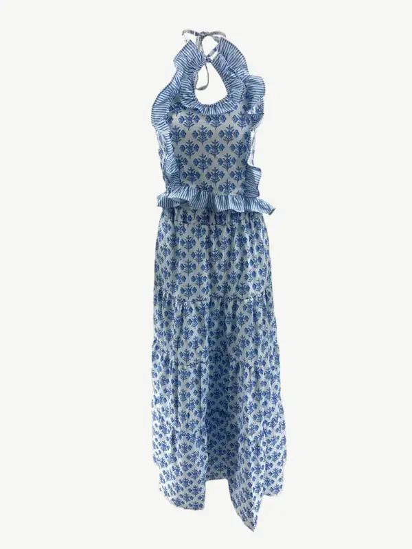 Everyday Halter Printed Detail Coordinated Set