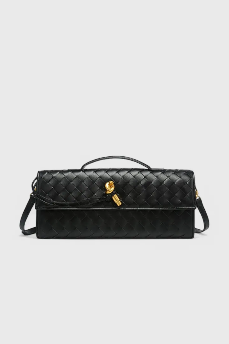 Panel Front Clutch Bag