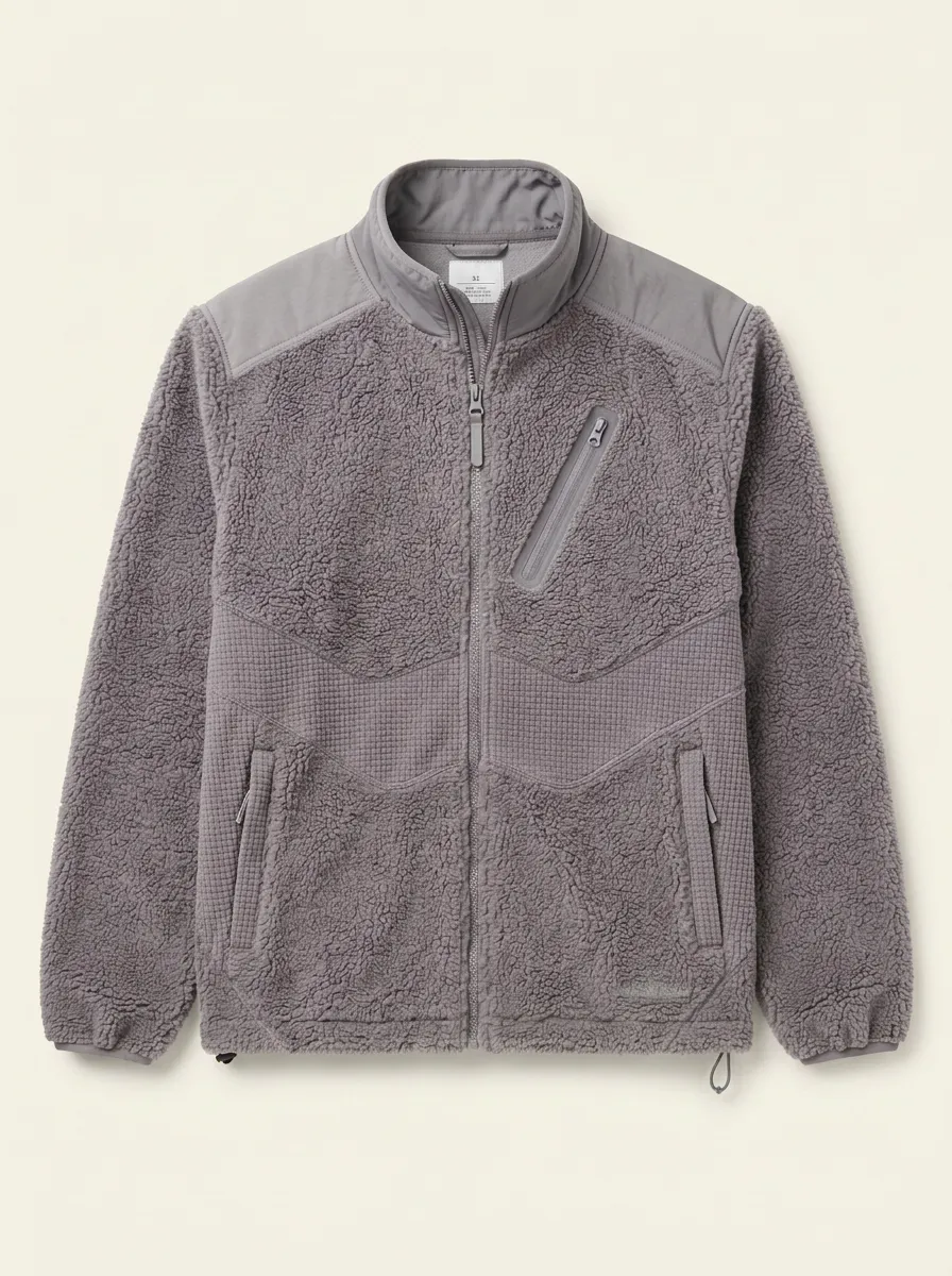 Hiking Textured Fleece Jacket