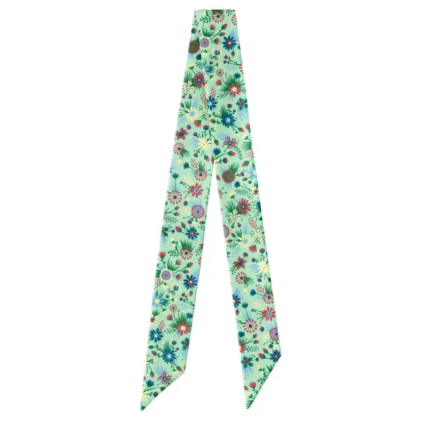 Freesia Floral Pattern Hair Scarf