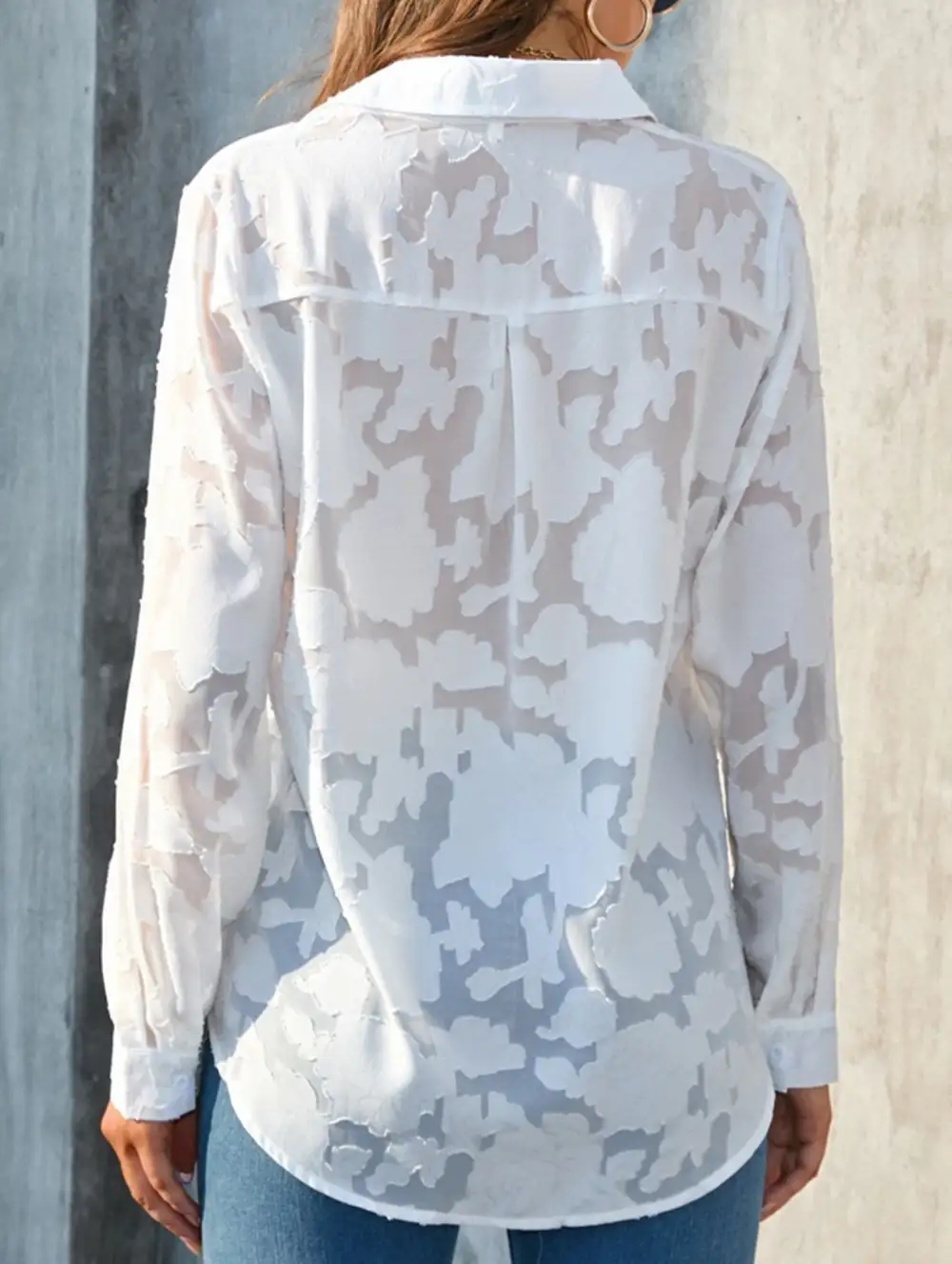 Loose Oversized Hollow Shirt
