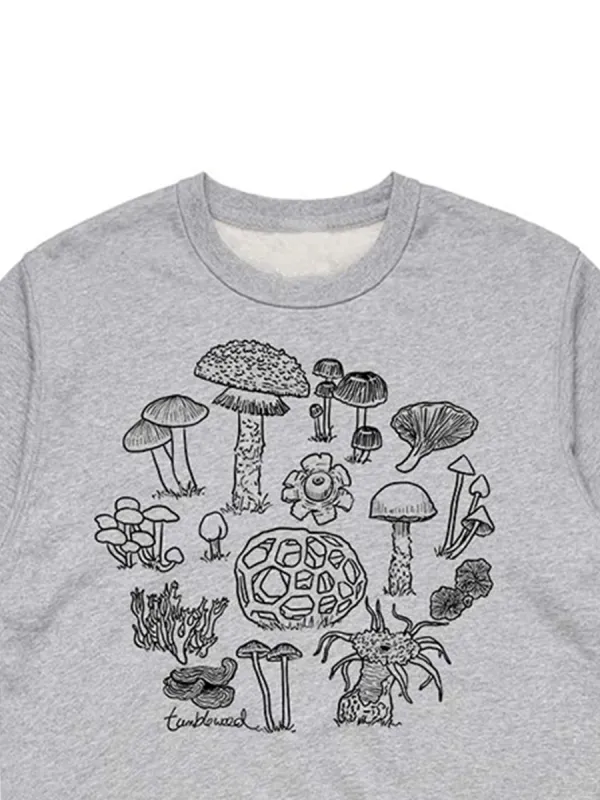Simple Art Mushroom Pattern's Versatile Sportswear Shirt