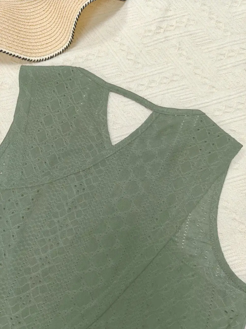 Hollow Out Knit Tank Top