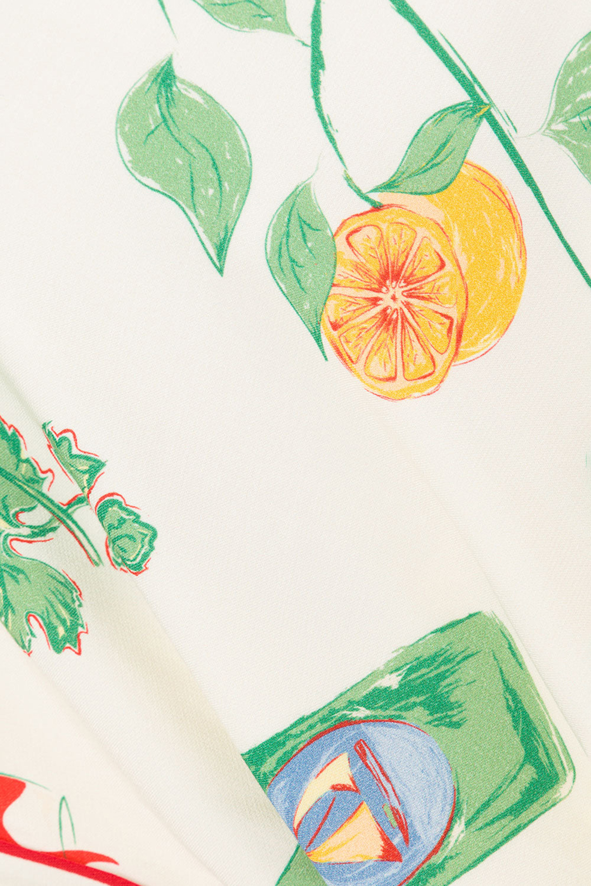 Floral Print Sleeveless Button Up Blouse