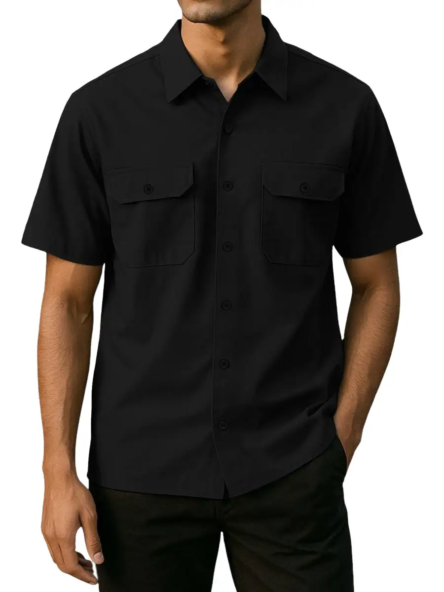 Twill Utility Work Shirt
