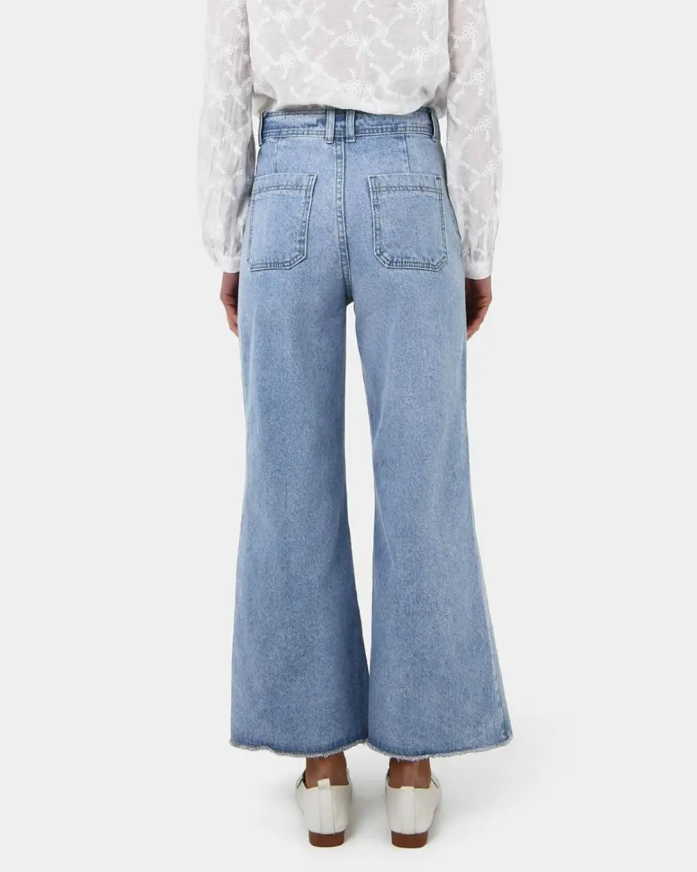 Culotte Denim Style Wide Leg Jeans