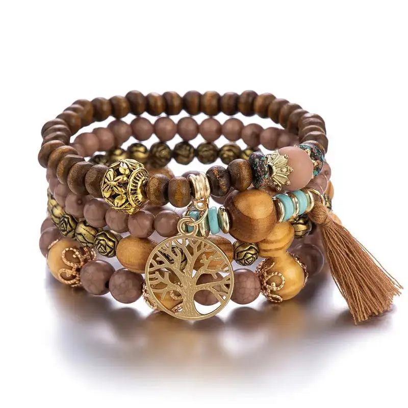 Tree Of Life Layered Bracelet