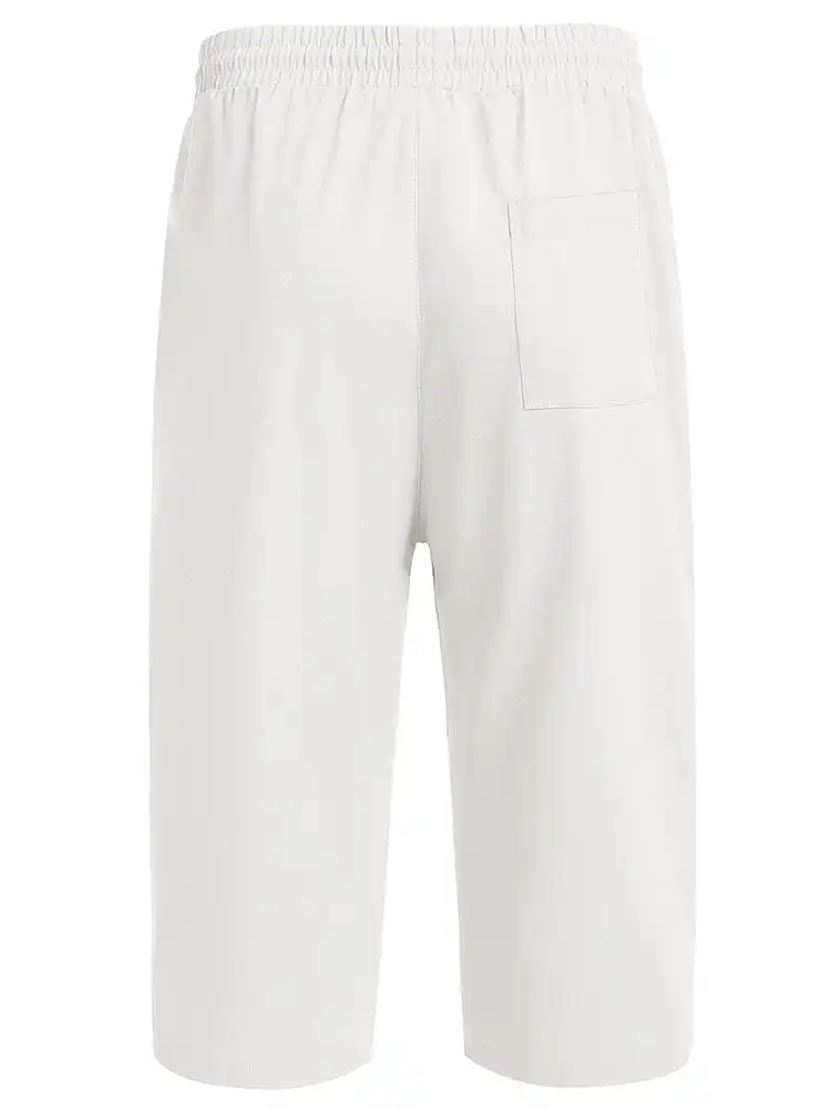 Casual Linen Beach Yoga Shorts