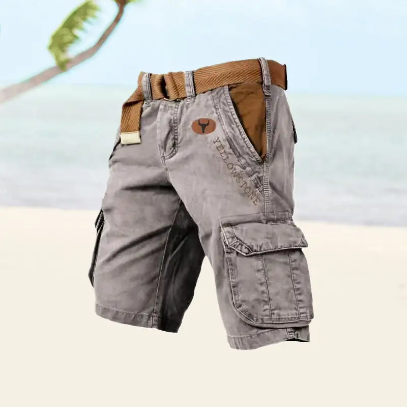 Men's Cotton Patch Pocket Cargo Shorts