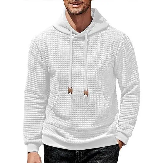 🧥 Men’s Wool Beige Hooded Sweatshirt – Stay Warm in Style This Winter ❄️ Limited-Time Offer — 45% OFF Today Only!