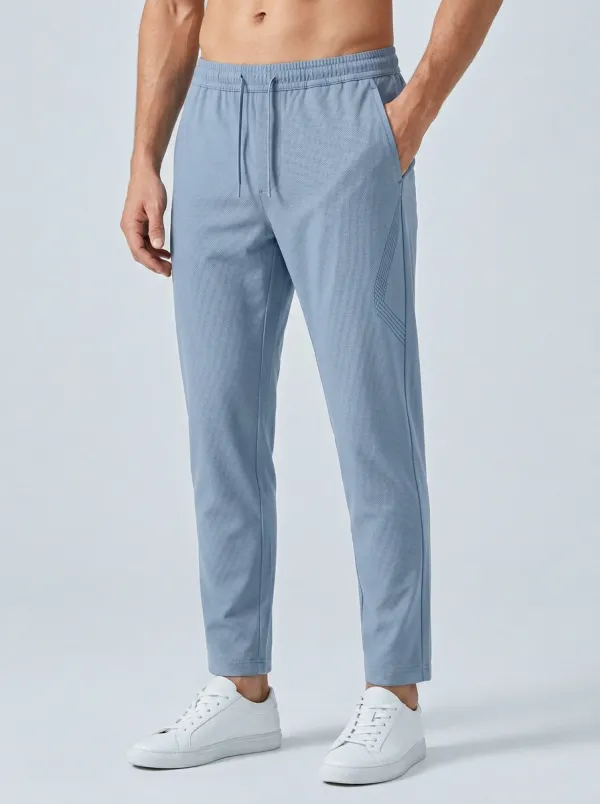 Outdoor-Inspired Geometric Ice Silk Collection Men's Ice Silk Casual Pants
