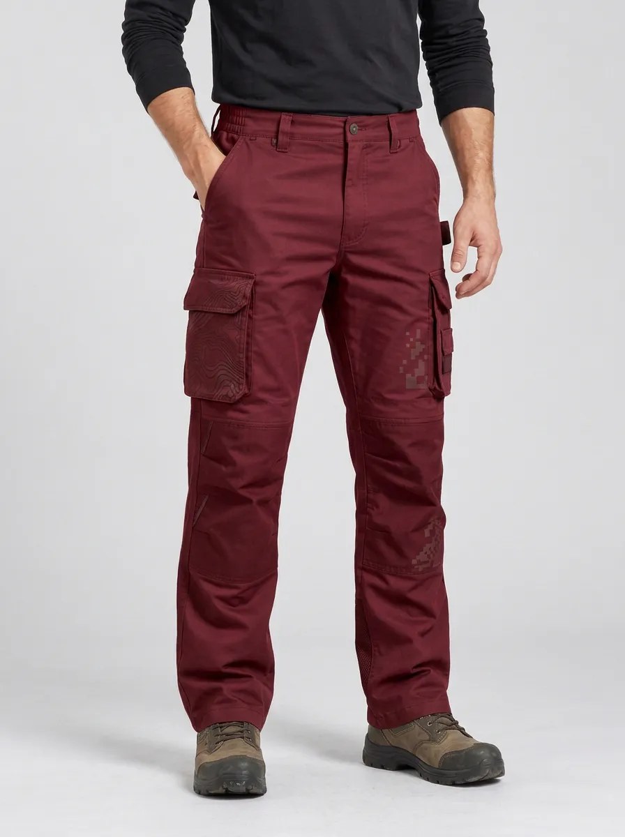 Tactical Outdoor Topographic Pixel Field Cargo Pants