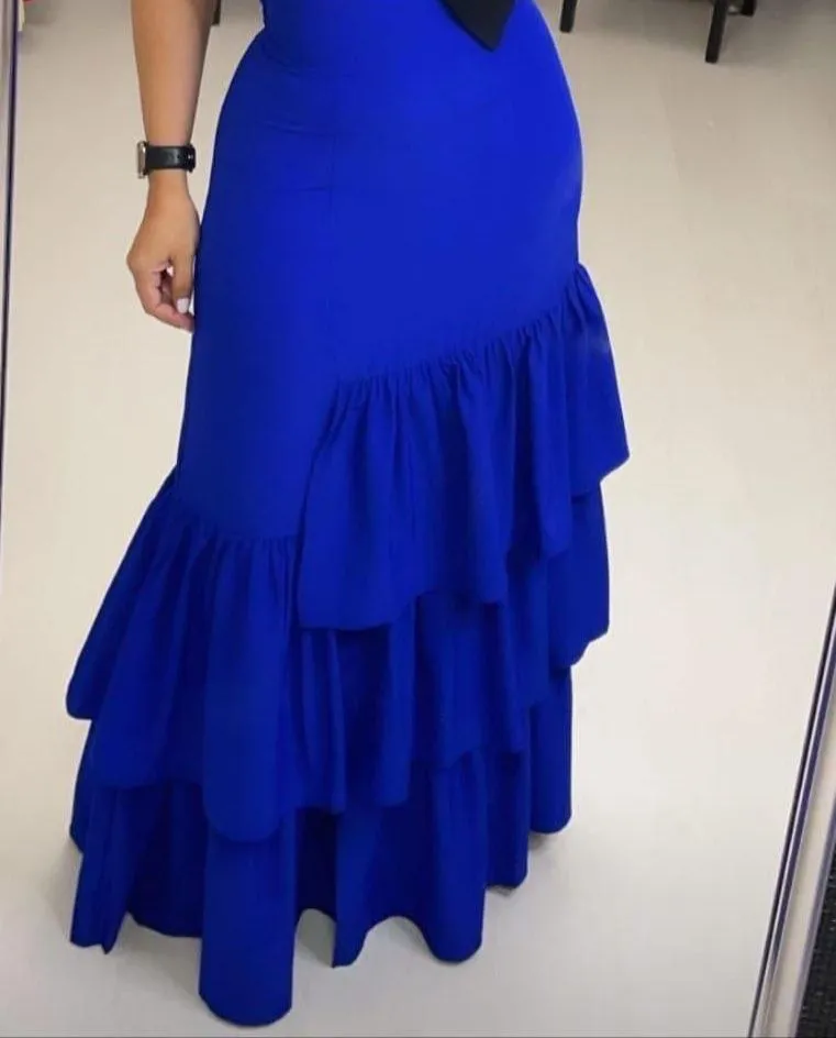 Modern Refined Everyday Ruffled Skirt