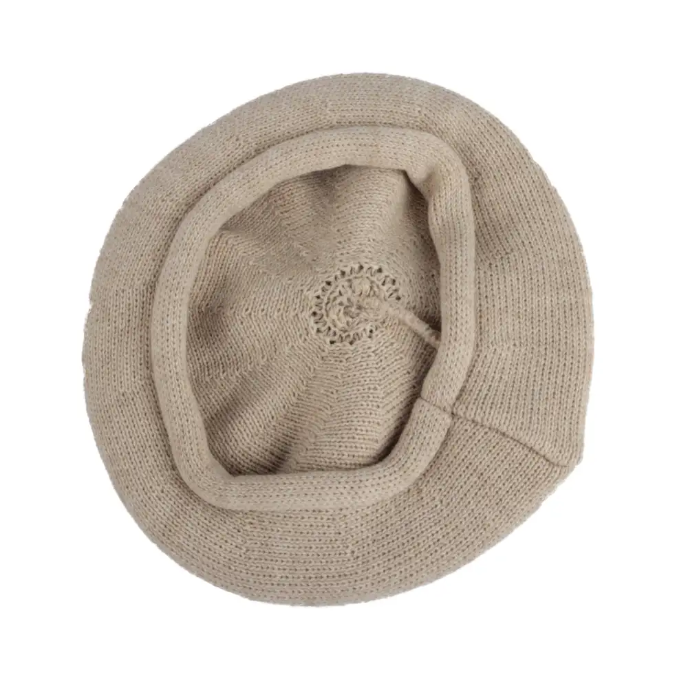 Knit Pom Pom Beret Beanie Hat