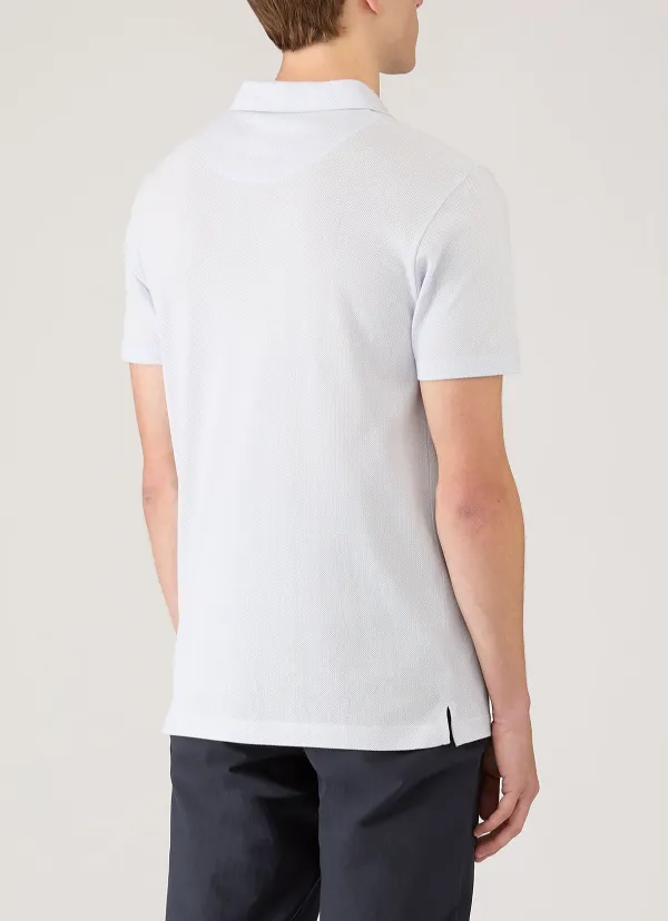 Essential Everyday Slim Fit Mesh Cotton Short Sleeve Polo Shirt