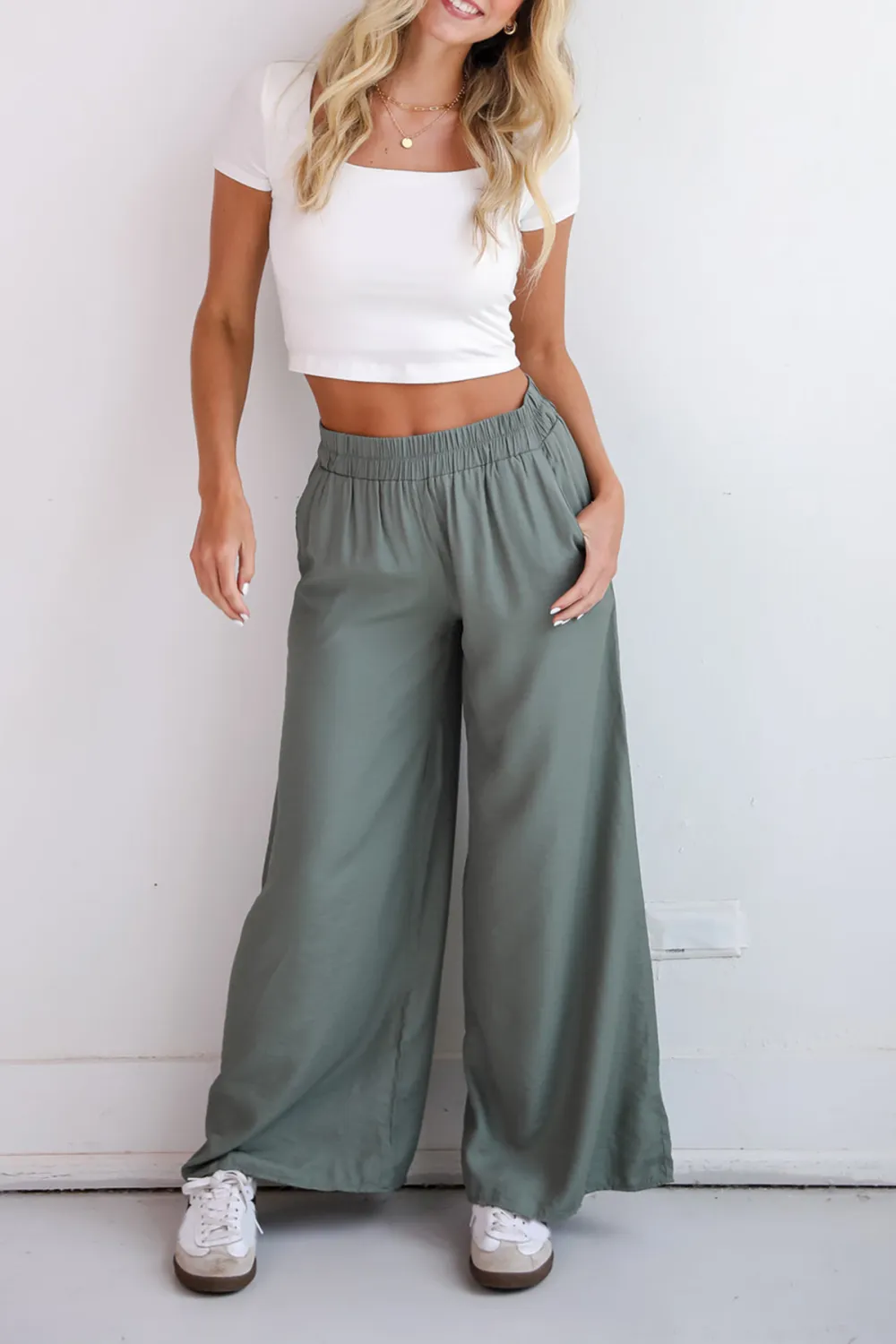 Positively Delightful Casual Wide Leg Pants
