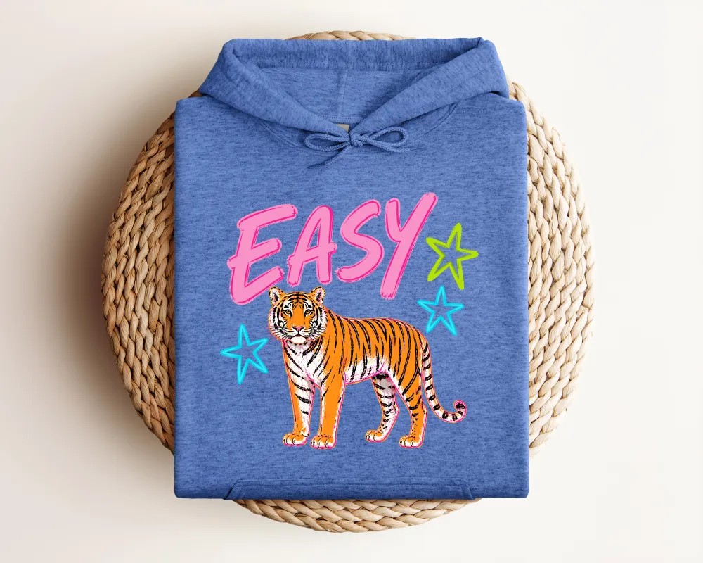 Tiger Motto Graphic Pullover Hoodie