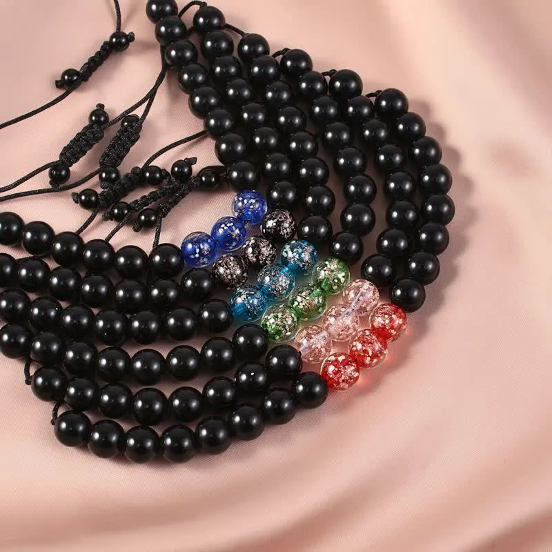 Obsidian Luminous Glowstone Bracelet