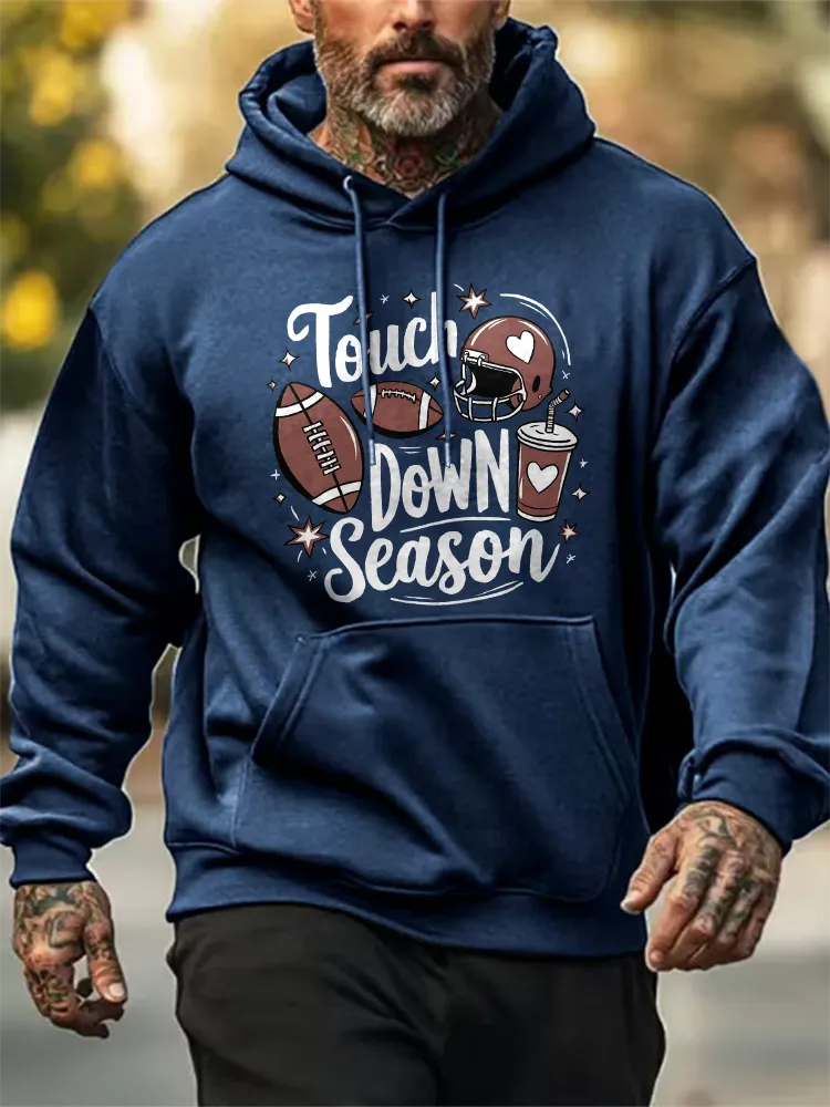 Touchdown Season Pockets Hoodies