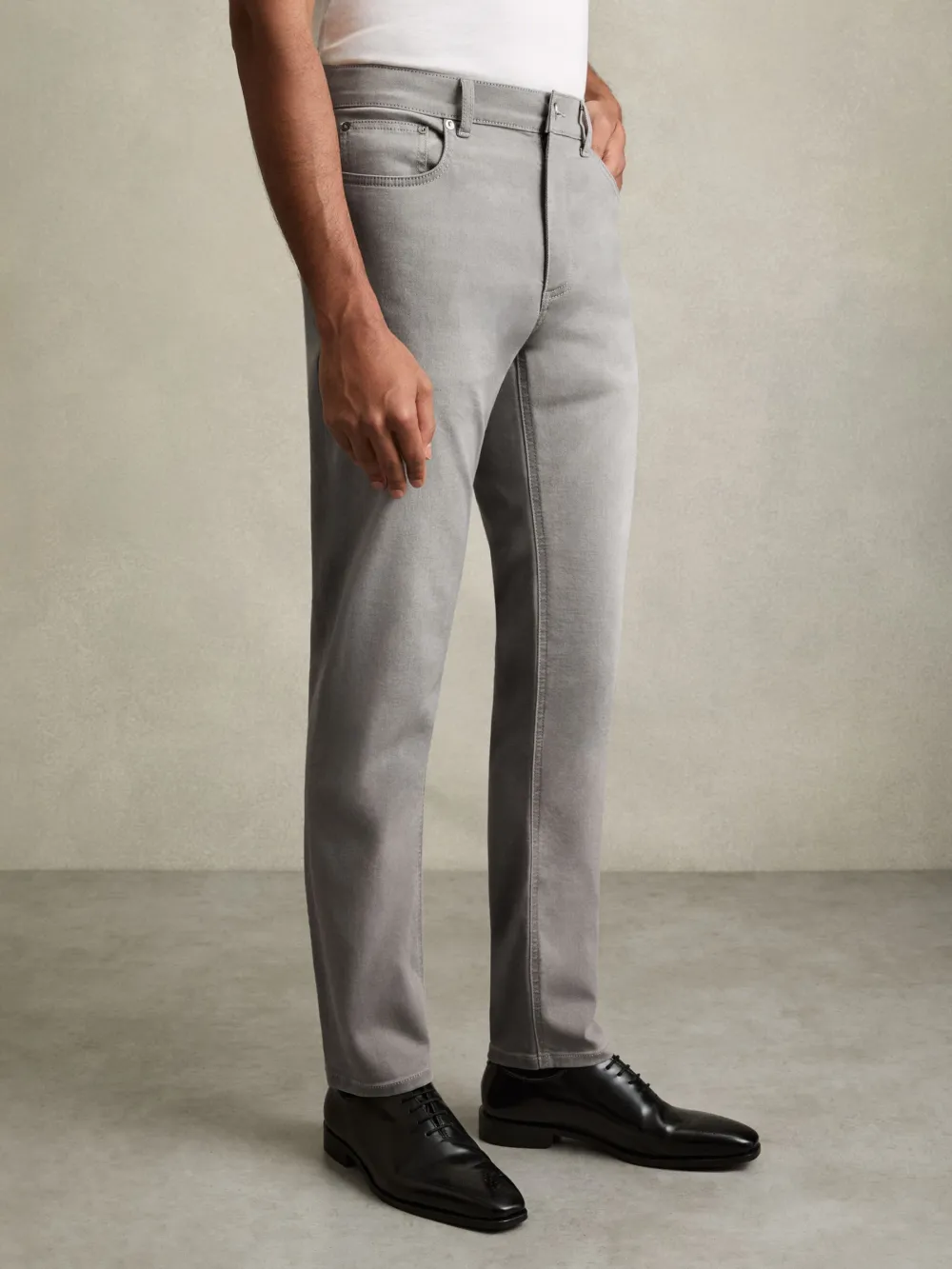 Solid Color Men's Jeans