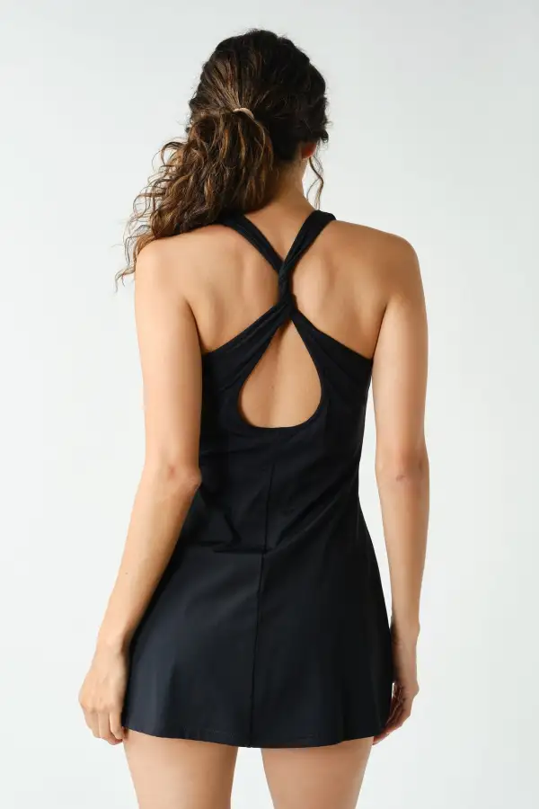 Twist Front Active Dress