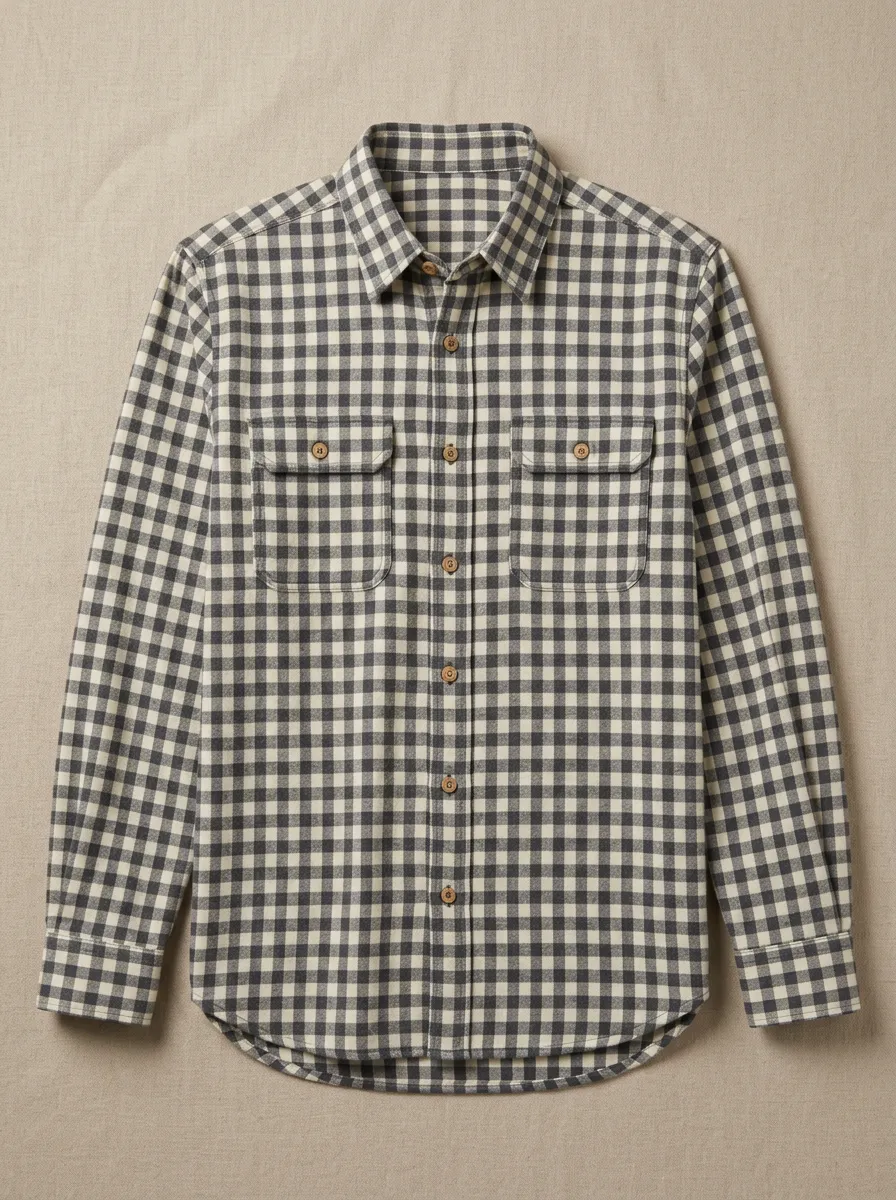 Classic Edition Plaid Long-Sleeve Men's Long-Sleeve Shirt