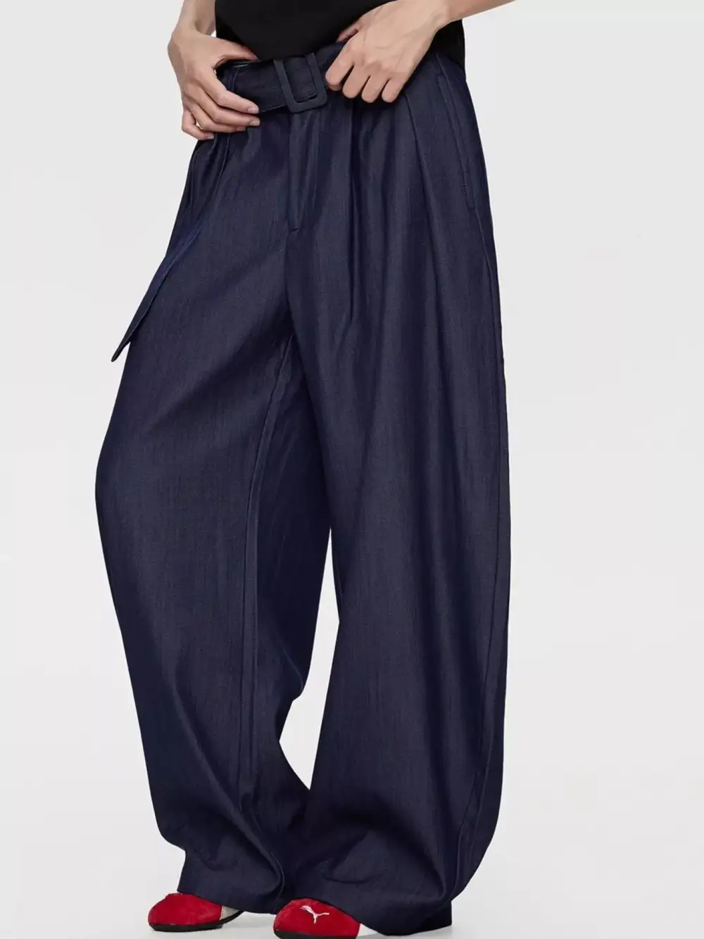 Men's Plus Size Wide Leg Dress Pants