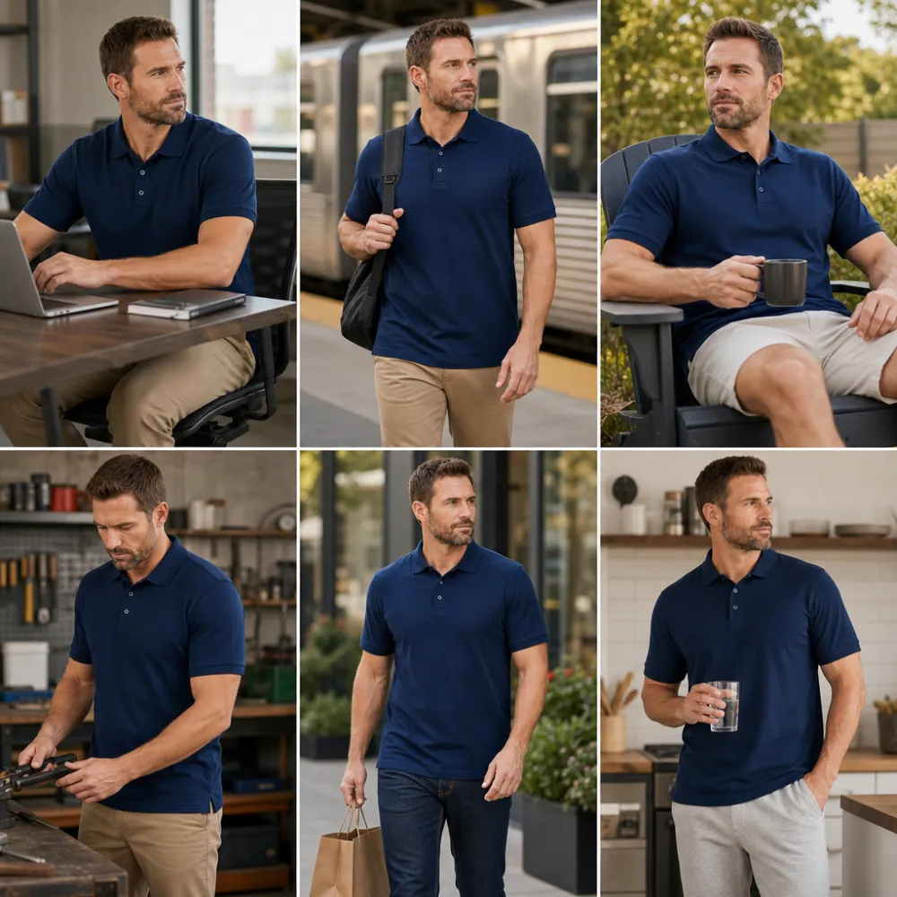 Men’s Classic Short Sleeve Polo Shirt
