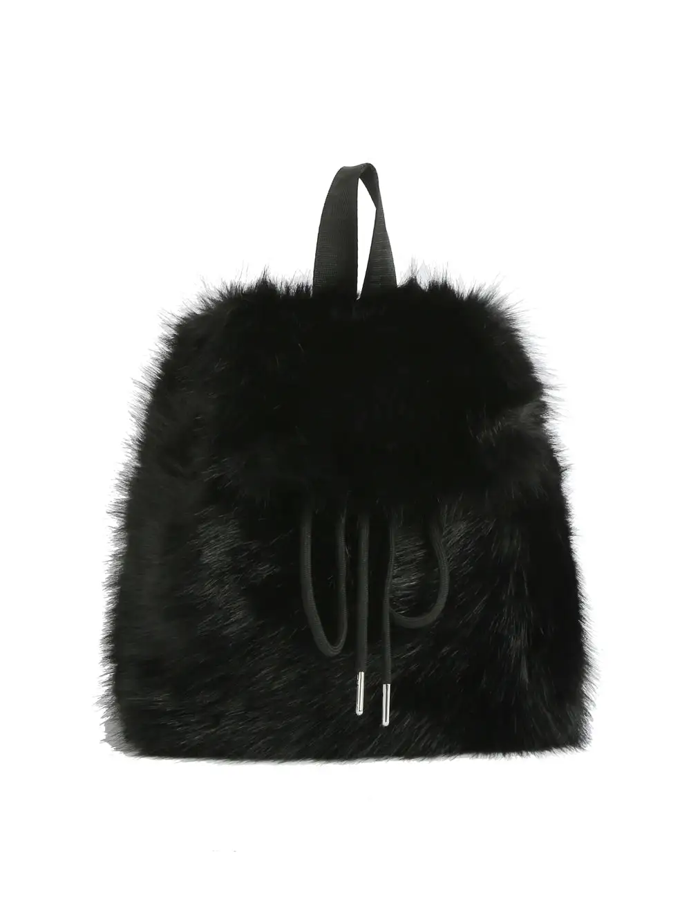 Plush Drawstring Casual Backpack