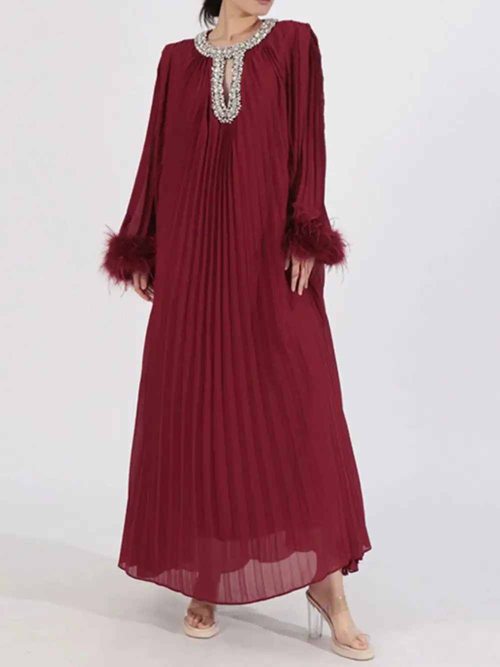 Finish Long Sleeve Maxi Dress