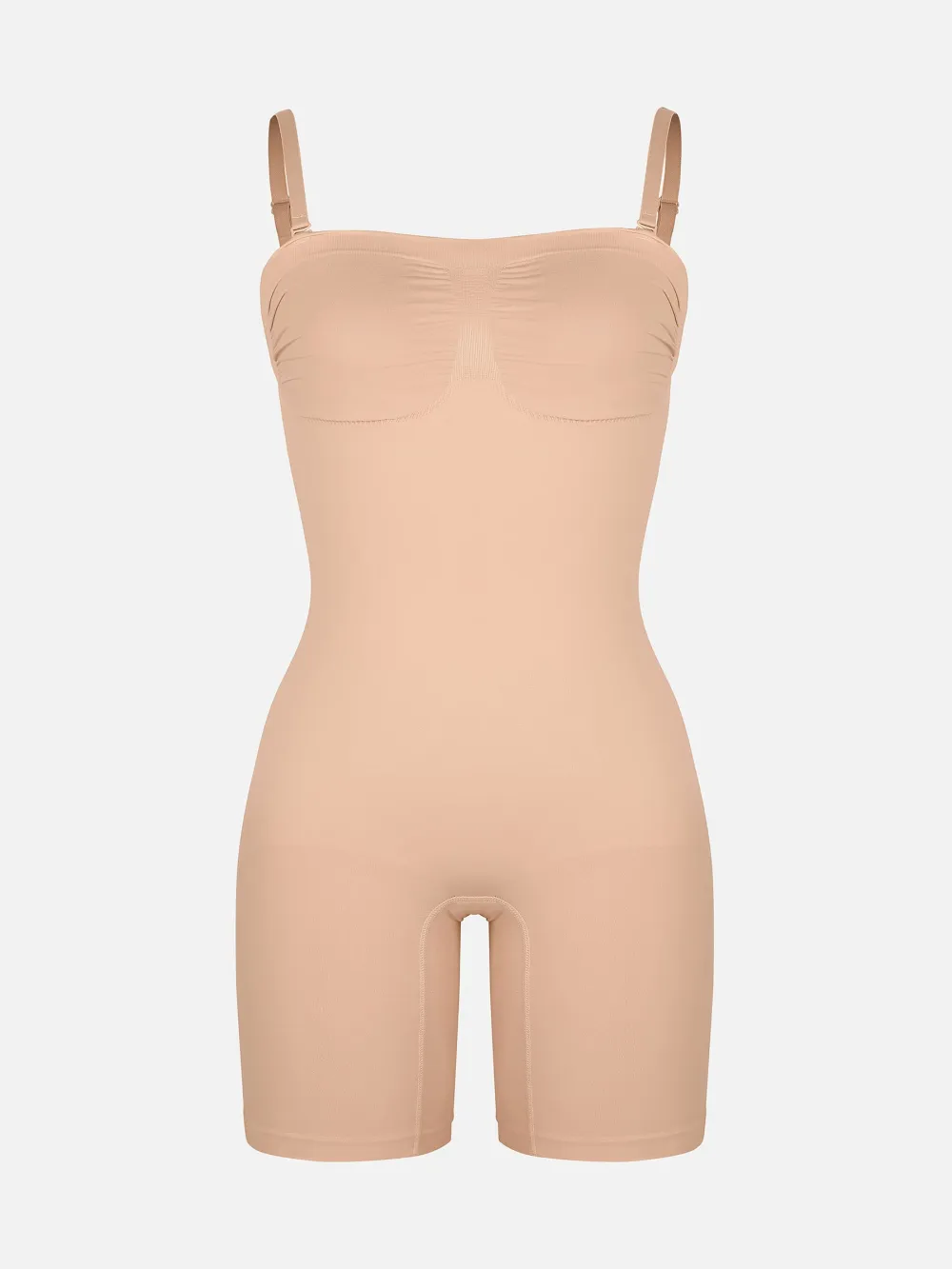Seamless Strapless Shaping Bodysuit