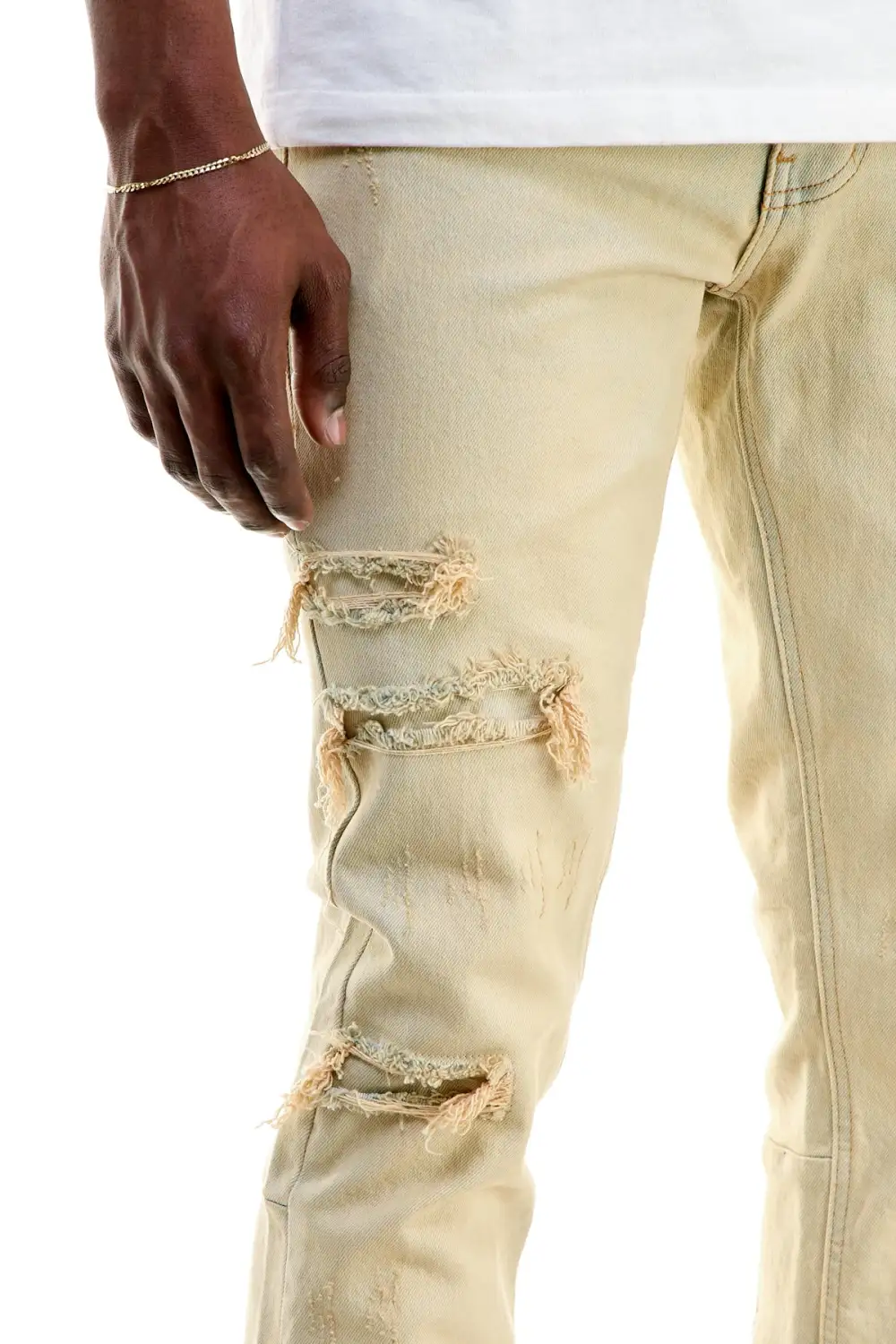 Men's Utility Flare Skinny Stacked Jeans