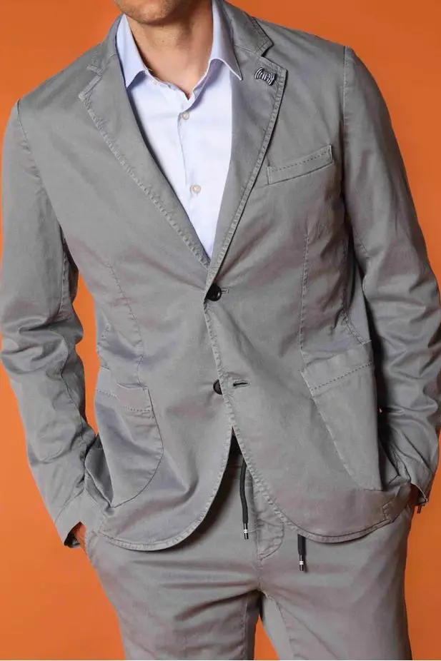 Air Force Blue Men's Cotton Fashion Blazer