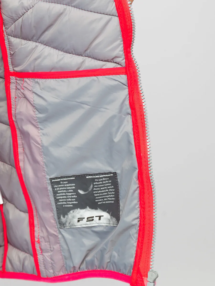 Pink women's winter jacket