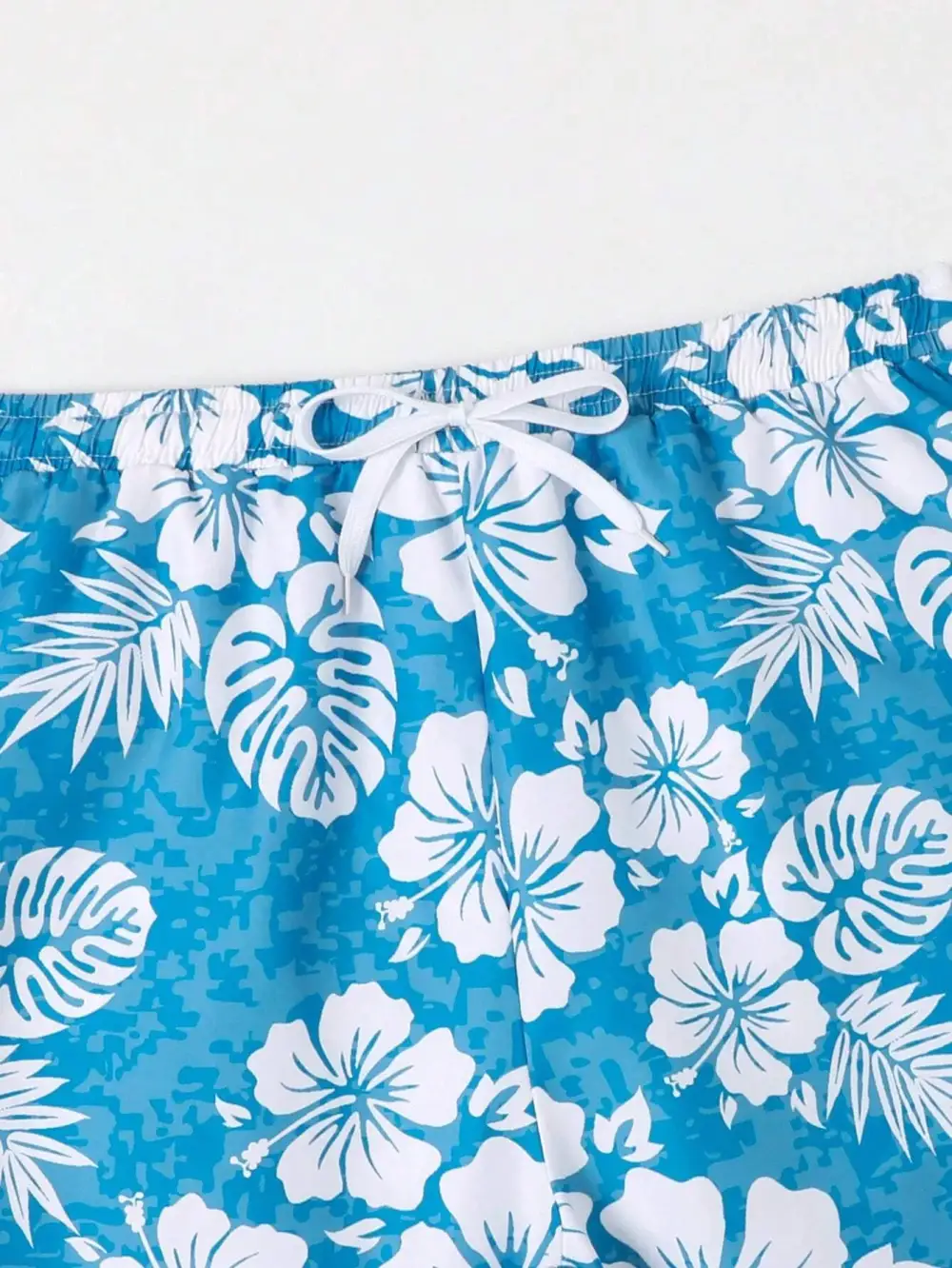 Men's Floral Tropical Print Swim Trunks