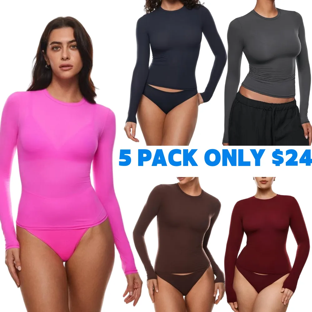 Soft Single-Layer Basic Long Sleeve Shirts