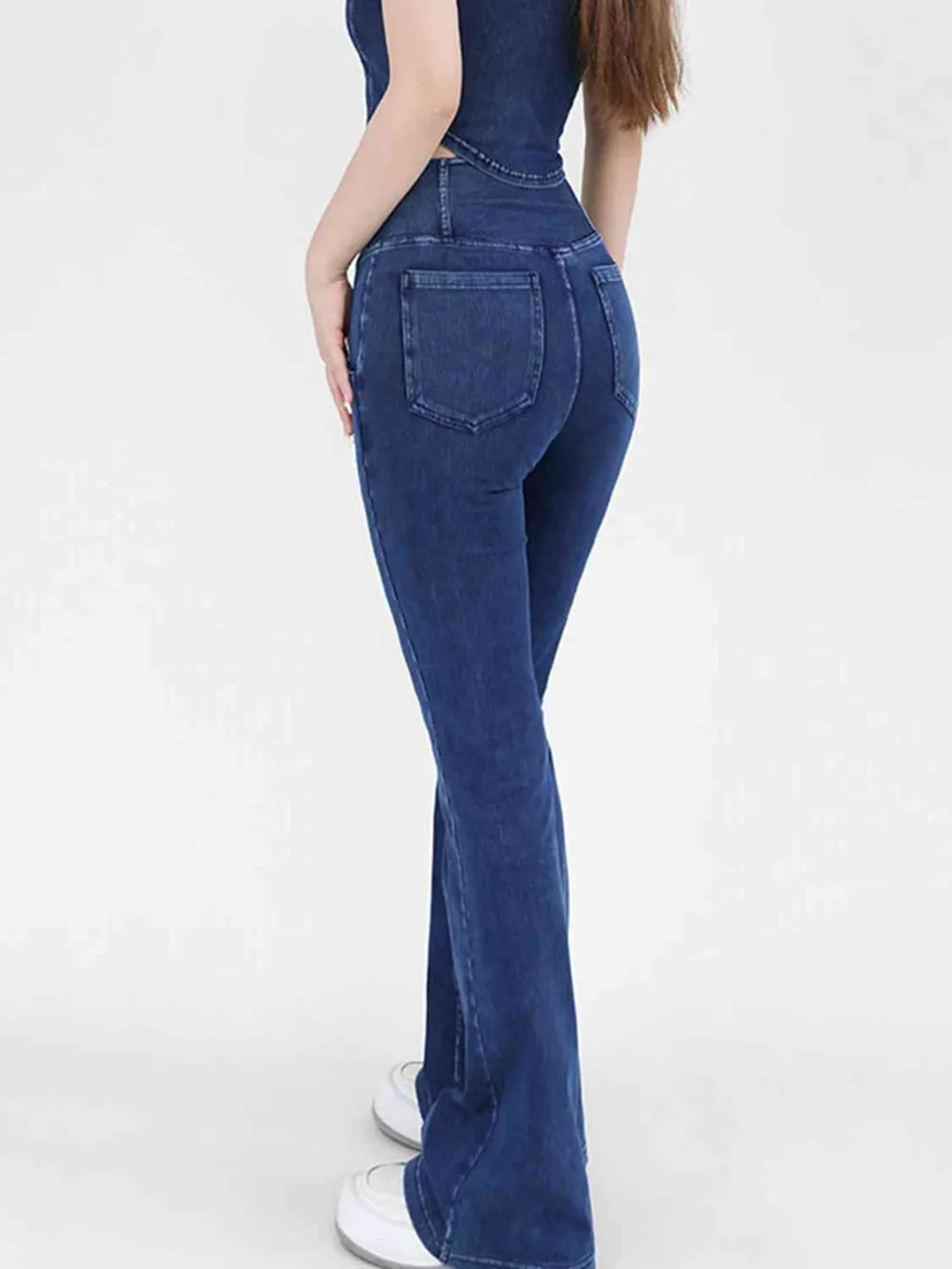 Short Sleeve Balanced Fit Denim Jeans