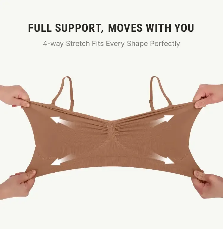 Women's Wireless Bra Comfort Bralettes No Underwire Unlined Cami Bra