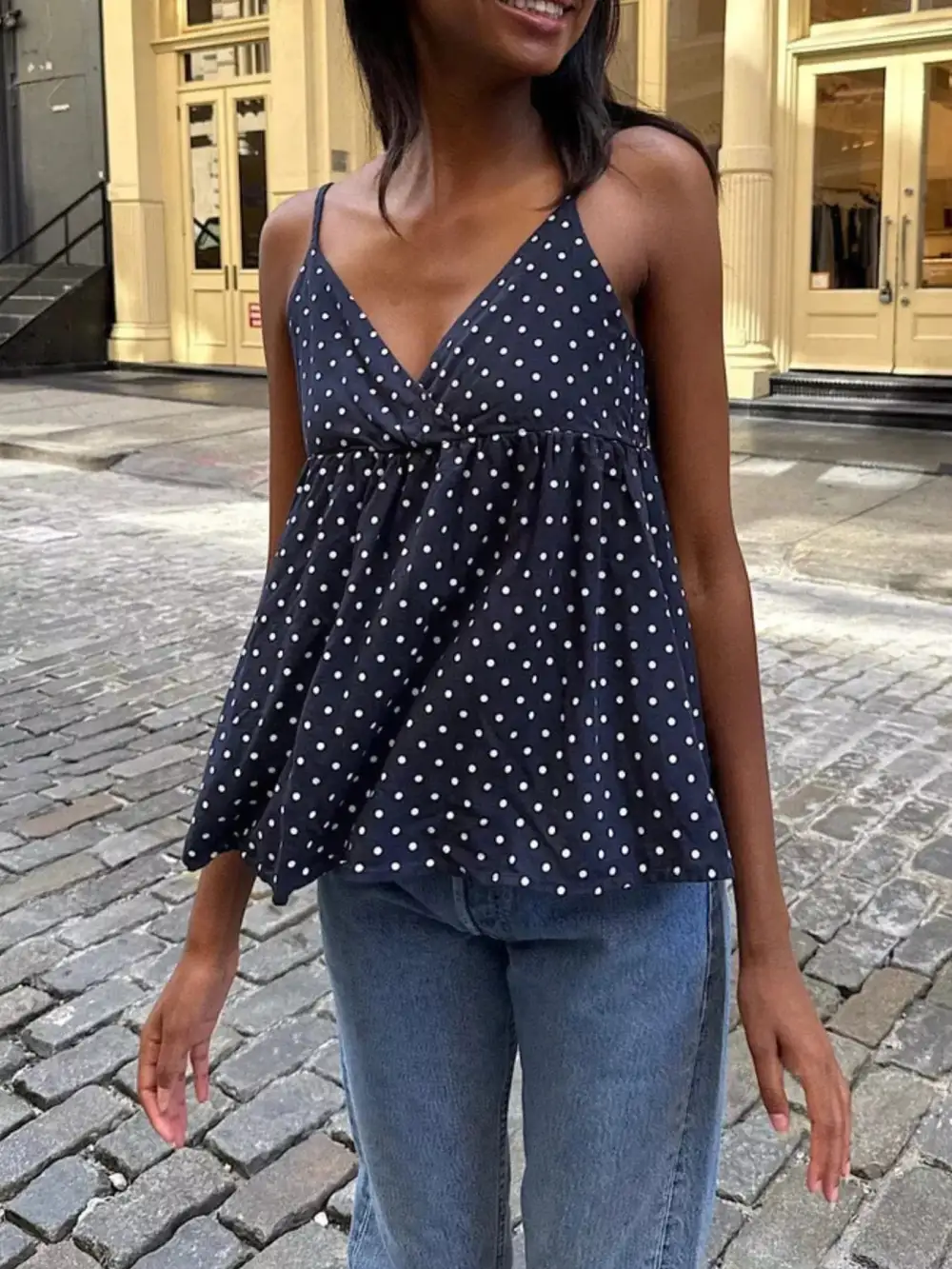Polka Dot Flowy V